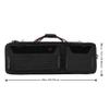 Allen Company Tac-Six 38" Lockable 2-Firearm Unit Gun Case, Laser Cut Molle Front, Black view 3