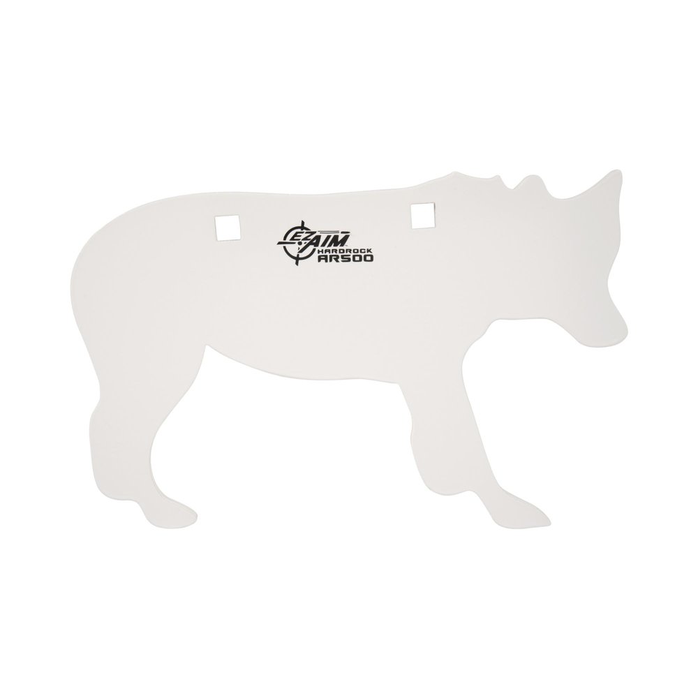 Allen Company EZ Aim AR500 Coyote Steel Shooting Gong Target, 6 lbs., White