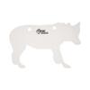Allen Company EZ Aim AR500 Coyote Steel Shooting Gong Target, 6 lbs., White view 1