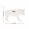 Allen Company EZ Aim AR500 Coyote Steel Shooting Gong Target, 6 lbs., White view 2