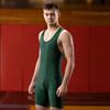 Matman USA TheTimeless Men's & Boy's Wrestling Singlet Weightlifting Singlet (Green, XX-Large) view 2