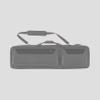 Tac-Six 46" Lockable Squad Tactical Gun Case, Laser Cut Molle Front, Black view 1