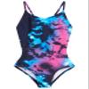 Kanu Surf Girls Beach Sport UPF 50+ 1-Piece Swimsuit, Hurricane Black/Pink, 4 view 1