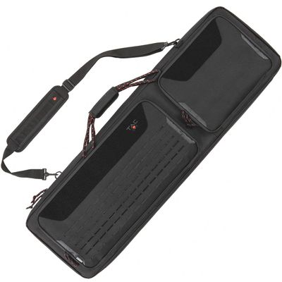 Allen Company Tac-Six 42" Lockable Squad Tactical Gun Case, Laser Cut Molle Front, Black