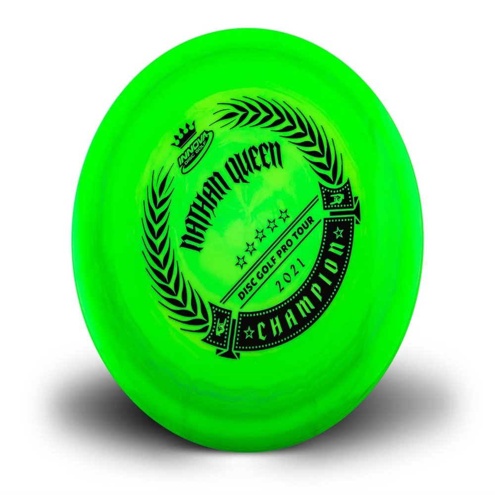 Innova Discs Edition 2021 Tour Series Nathan Queen Disc Golf Pro Tour Champion Commemorative Star Thunderbird Distance Driver Golf Disc [Colors May Vary] - 173-175g