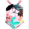 Kanu Surf Girls, Jasmine Beach Sport Halter One Piece Swimsuit, Aria Coral, 5 view 1
