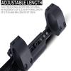 Monstrum Offset Adjustable Spacing Extended Scope Mount with Picatinny Base | 1 inch Diameter view 2