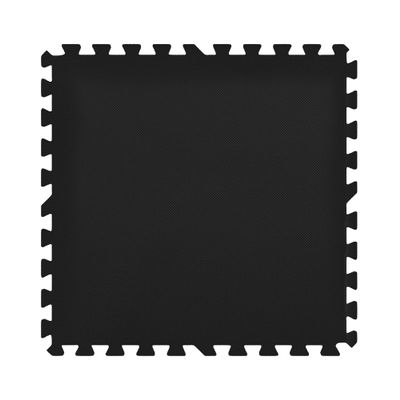 IncStores Flooring Inc's Puzzle Exercise Mats, EVA Foam Interlocking Floor Mats for Protective, Cushioned Workout Flooring for Home and Gym Equipment, Multiple Sizes & Colors (4, Black, 1/2" Thick)