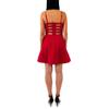 Trixxi Womens Juniors Mini Cutout-Back Fit & Flare Dress Red 13 view 2