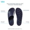 totes Women's Everywear Lightweight Waterproof Perforated Ara Slide Sandal, Black, 7 US view 3