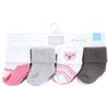 Hudson Baby baby girls Hudson Unisex Cotton Rich Newborn and Terry Socks, Bear Girl, 0-6 Months Socks, Bear Girl 8-pack, Months US view 2