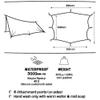 Kelly Kettle Waterproof Camping Tarp (White Ultralight Waterproof) view 2
