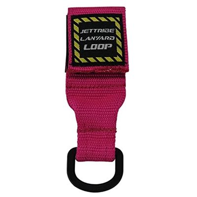 Jet Ski Lanyard Loop Attachment | Secure Easy Quick Connect All Vest Types | Jettribe PWC Watercraft Vest Accessories (Pink)