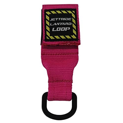 Jet Ski Lanyard Loop Attachment | Secure Easy Quick Connect All Vest Types | Jettribe PWC Watercraft Vest Accessories (Pink)