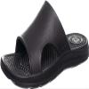 totes Men's Everywear Lightweight Waterproof Contoured Sport Slide Sandal, Black-Vented, 11 US view 1