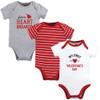 Hudson Baby baby boys Cotton Bodysuits and Toddler T Shirt Set, Valentine Heartbreaker, 0-3 Months US view 1