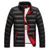 Mens Lightweight Packable Down Jacket Stand Collar Outdoor Warm Winter Coat Water-Resistant Zip Puffer Padded Jacket view 1