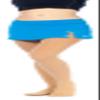 Sagester Style: 304 Figure Skating Skirt/Color: Blue, Size: M view 1