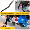 8 Pieces Adjustable Hoverboard Seat Attachment Straps and 4 Hoverboard Go Cart Strap Protector Hook Loop Fastening Cable Replacement for Kart Accessories Self Balance(19.68 Inches) view 3