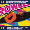 WOW Sports Prowler Starter Kit, 2 Person Boating Tube, 12v High Speed Air Pump, & 2K Tow Rope view 3