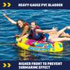 WOW Sports Prowler Starter Kit, 2 Person Boating Tube, 12v High Speed Air Pump, & 2K Tow Rope view 4