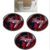 BuyBocceBalls - EPCO Duckpin Bowling Balls - - (5 inch- 3lbs. 10 oz.) Pack of 3 - Urethane - Dark Red, Royal & White - Made in USA view 1