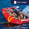WOW Sports Power Steer Towable Tube for Boating - 1 to 3 Person Towable - Steerable Tubes for Boating view 2