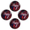 BuyBocceBalls - EPCO Candlepin Bowling Balls - Urethane Pro-Line - Dark Red, Royal & White (4 1/2 inch- 2lbs. 6oz.) - 4 Balls - Made In USA view 1
