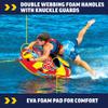 WOW Sports Prowler Starter Kit, 1 Person Boating Tube, 12v High Speed Air Pump, & 1K Tow Rope view 4