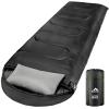 MEREZA 0 Degree Winter Sleeping Bag for Adults Kids with Pillow, Cold Weather Sleeping Bag for 4 Season Camping Hiking Backpacking Sleeping Bags for Big and Tall view 1