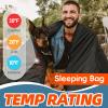 MEREZA 0 Degree Winter Sleeping Bag for Adults Kids with Pillow, Cold Weather Sleeping Bag for 4 Season Camping Hiking Backpacking Sleeping Bags for Big and Tall view 4