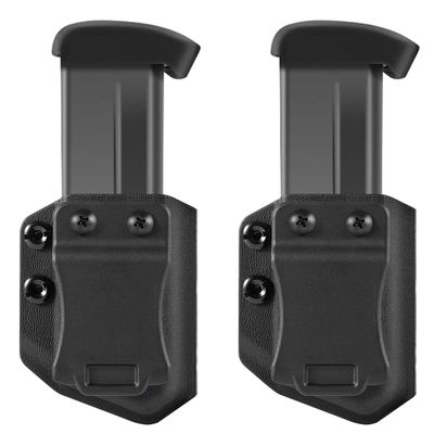2-Pack Universal Mag Carrier IWB/OWB Magazine Holster for 45 ACP Double Stack Magazines