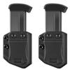 2-Pack Universal Mag Carrier IWB/OWB Magazine Holster for 45 ACP Double Stack Magazines view 1