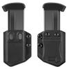2-Pack Universal Mag Carrier IWB/OWB Magazine Holster for 45 ACP Double Stack Magazines view 2