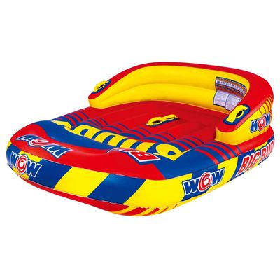 Wow Sports - Big Buddy 2 Person Inflatable Towable Deck Tube - Perfect for Kids & Adults - Boating Accessory