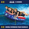 WOW Sports Born to Ride Towable Tube for Boating - 1 to 3 Person Towable - Durable Boating Tubes view 3