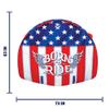 WOW Sports Born to Ride Towable Tube for Boating - 1 to 3 Person Towable - Durable Boating Tubes view 4
