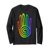Ancient Native American Hopi Healing Hand Symbol Men Women Long Sleeve T-Shirt view 1