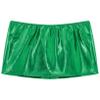 ACSUSS Women's PVC Leather Shiny Metallic Short Mini Skirt Night Club Bodycon Tight Dress Green One Size view 4