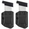 2-Pack Universal Mag Carrier IWB/OWB Magazine Holster Fit 9mm/.40 Single Stack Magazines view 1