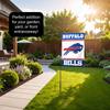 Buffalo Bills White Garden Flag and Pole Stand Holder view 4