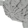 ZJXC Baby Hat Glove Set Soft Newborn Mittens Baby Girl Boys Knitted Toddler Cap Infant Winter Mitten Sets (Grey,3-6 Months) view 3
