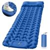 DDER Outdoor Camping with Pillow Waterproof and Moisture-Proof Foot-Type Foldable Portable Inflatable Sleeping Pad (Green) view 2
