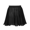 Agoky Girls Elastic Waist Pull On Mesh Wrap Skirt Set for Kids Athletic Ballet Dance Training Tulle Skirt Black 1-6 Years view 2