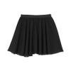 Agoky Girls Elastic Waist Pull On Mesh Wrap Skirt Set for Kids Athletic Ballet Dance Training Tulle Skirt Black 1-6 Years view 3