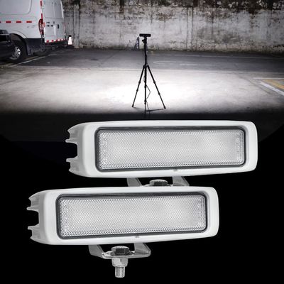 EXZEIT 96W Marine Boat Lights, 180 Beam Spreader Boat Lights For Night Fishing Docking Deck, 6.3Inch, 12/24V