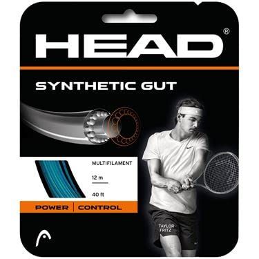 HEAD Synthetic Gut Blue Tennis String, 16g / 1.30mm (4 Sets)