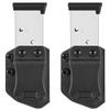 2-Pack Universal Mag Carrier IWB/OWB Magazine Holster for 45 ACP Single Stack Magazines view 1