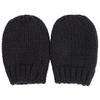 ZJXC Baby Hat Glove Set Soft Newborn Mittens Baby Girl Boys Knitted Toddler Cap Infant Winter Mitten Sets (Black,3-6 Months) view 3