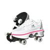 TAILORIA Four-Wheel 2-in-1 Roller Skate Shoes Unisex Roller Skates & Sneakers Detachable Skate Shoes Kids Sneakers with Wheels Skating view 1